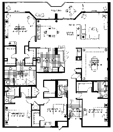 Windy Hill Dunes Penthouse Interior Floor Plan